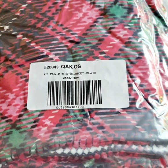 VICTORIA'S SECRET NWT Super Soft Plaid Faux Sherpa Throws Blanket Comfy Warm - Picture 3 of 4